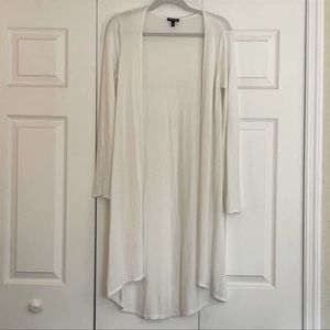 Express Light Weight Long Open Front Cardigan
